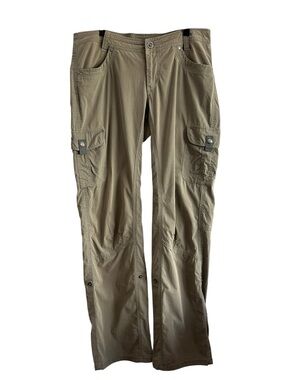 Kuhl Women's Cargo Pants 8 Olive Green Convertible Hiking Outdoor